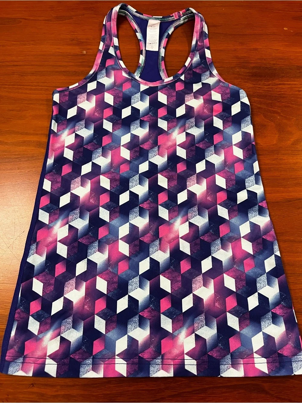 Ivivva by Lululemon Girls Tank Top Purple Light Blue Pink Print Size XS Top